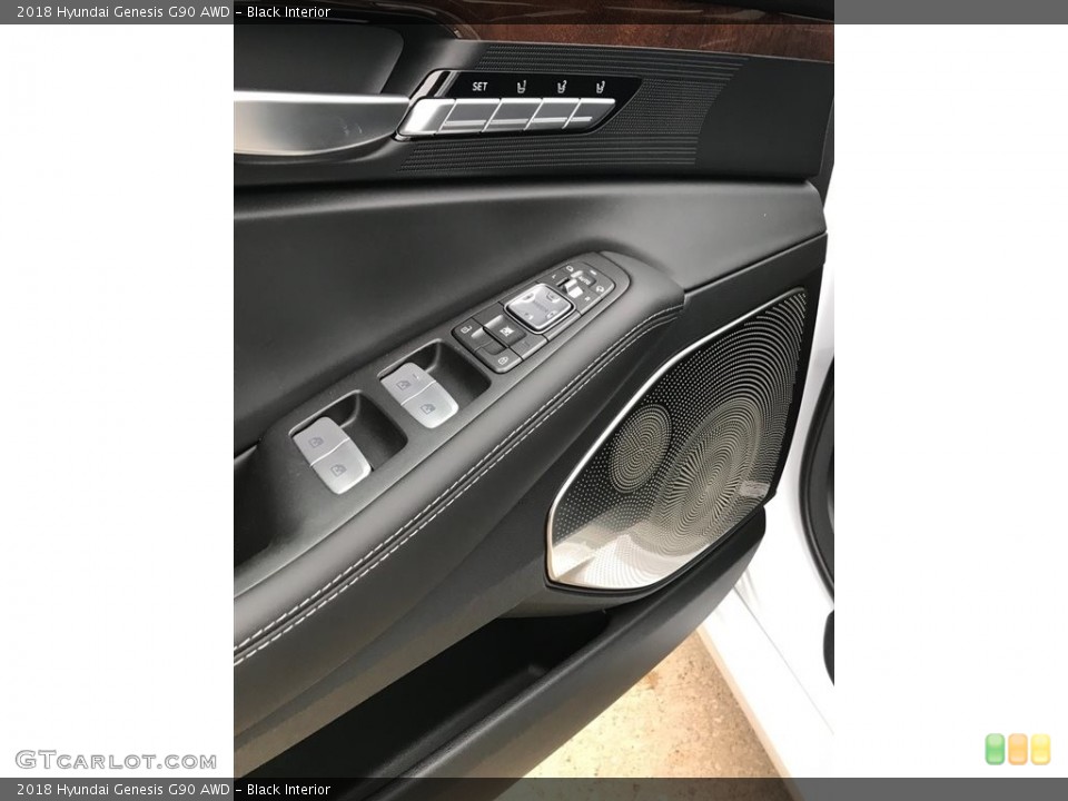 Black Interior Controls for the 2018 Hyundai Genesis G90 AWD #123901301