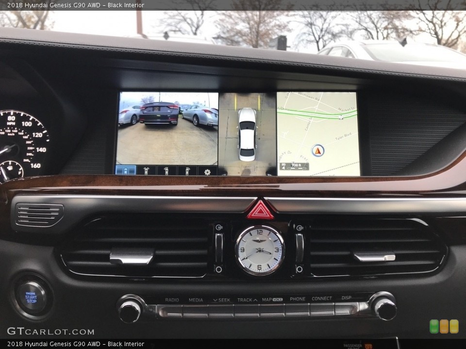 Black Interior Navigation for the 2018 Hyundai Genesis G90 AWD #123901382