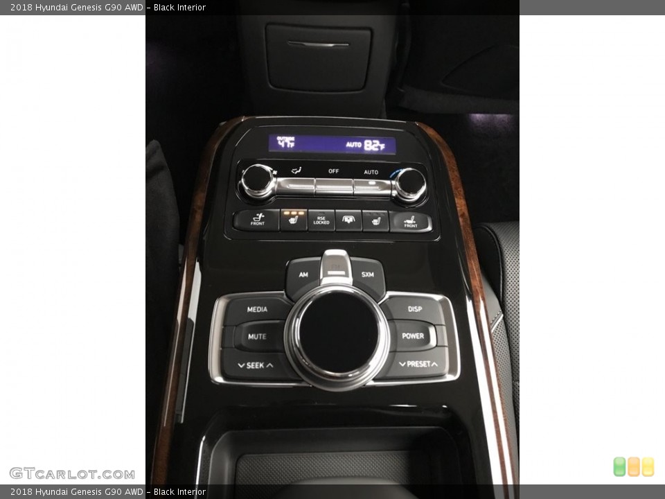 Black Interior Controls for the 2018 Hyundai Genesis G90 AWD #123901604