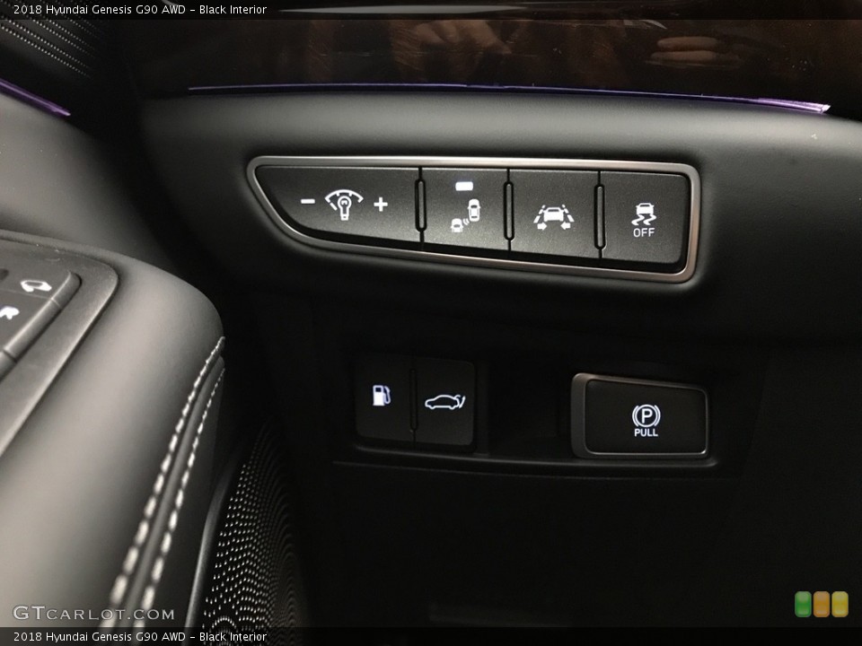 Black Interior Controls for the 2018 Hyundai Genesis G90 AWD #123901727