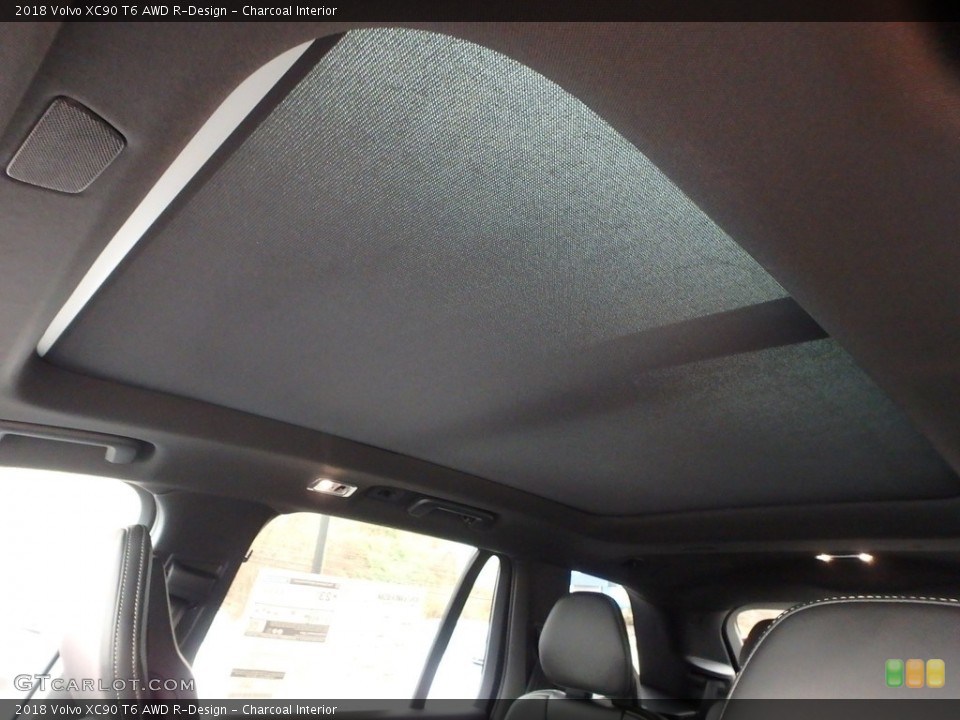 Charcoal Interior Sunroof for the 2018 Volvo XC90 T6 AWD R-Design #123902894