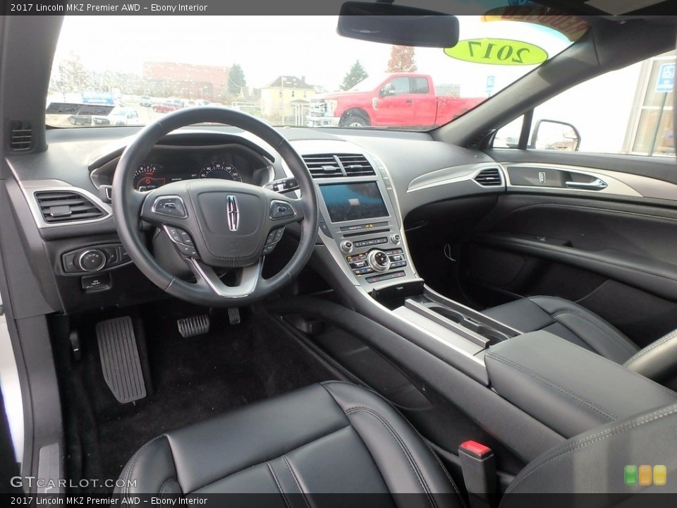 Ebony Interior Photo for the 2017 Lincoln MKZ Premier AWD #123905927