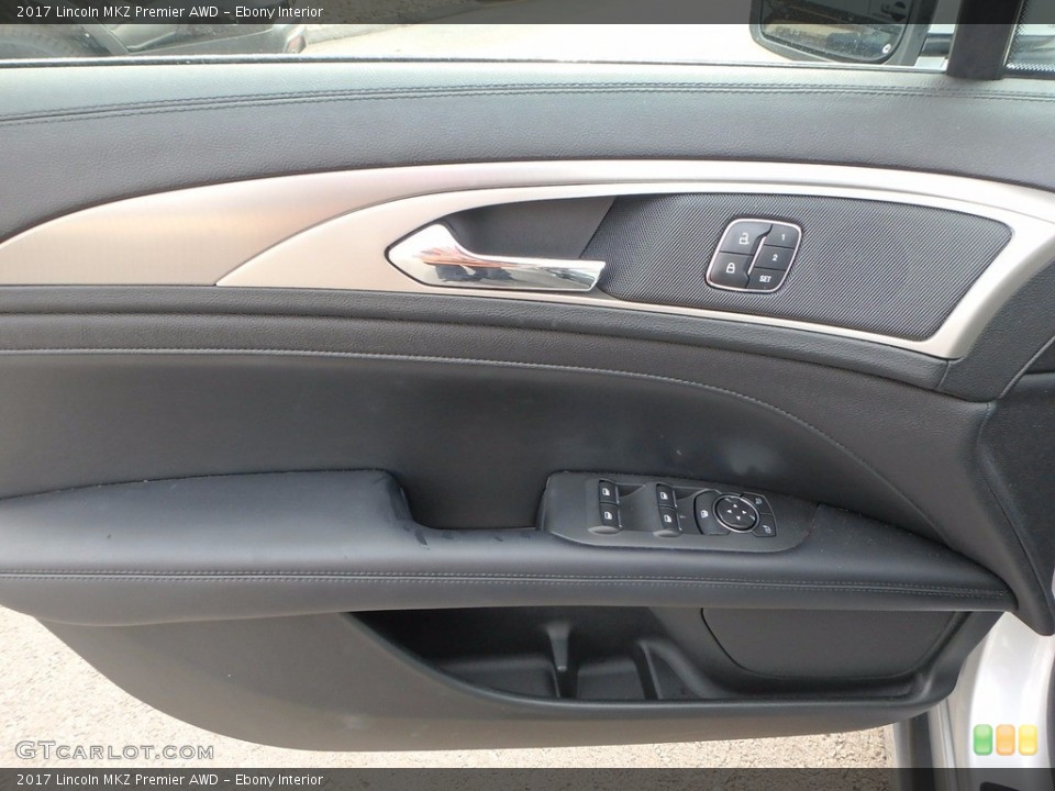 Ebony Interior Door Panel for the 2017 Lincoln MKZ Premier AWD #123905951