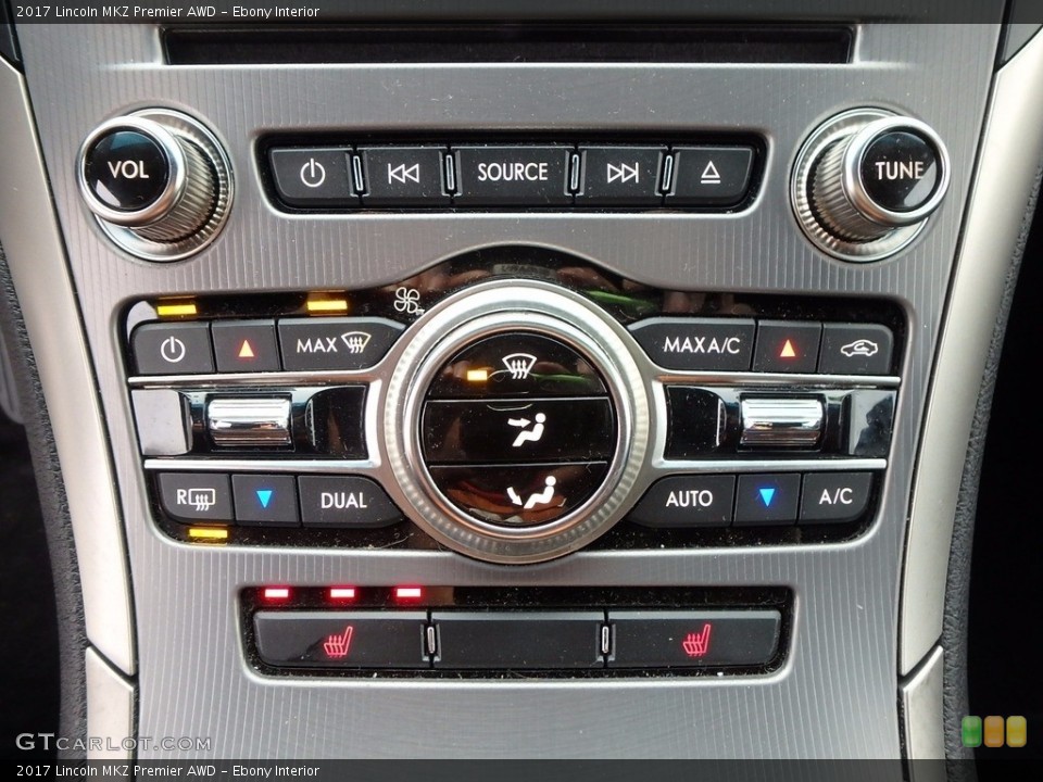 Ebony Interior Controls for the 2017 Lincoln MKZ Premier AWD #123906047