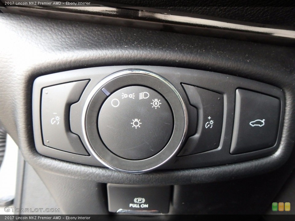 Ebony Interior Controls for the 2017 Lincoln MKZ Premier AWD #123906119