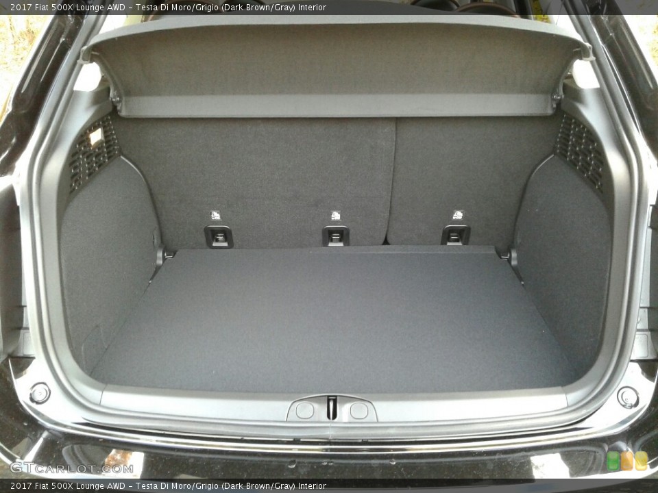 Testa Di Moro/Grigio (Dark Brown/Gray) Interior Trunk for the 2017 Fiat 500X Lounge AWD #123909656