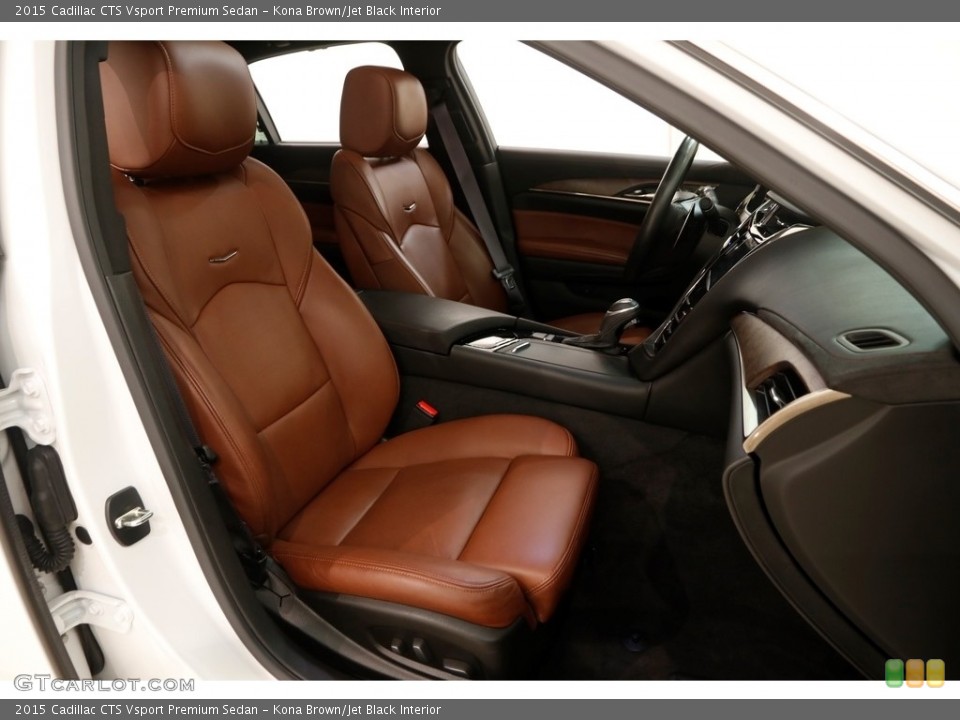 Kona Brown/Jet Black 2015 Cadillac CTS Interiors