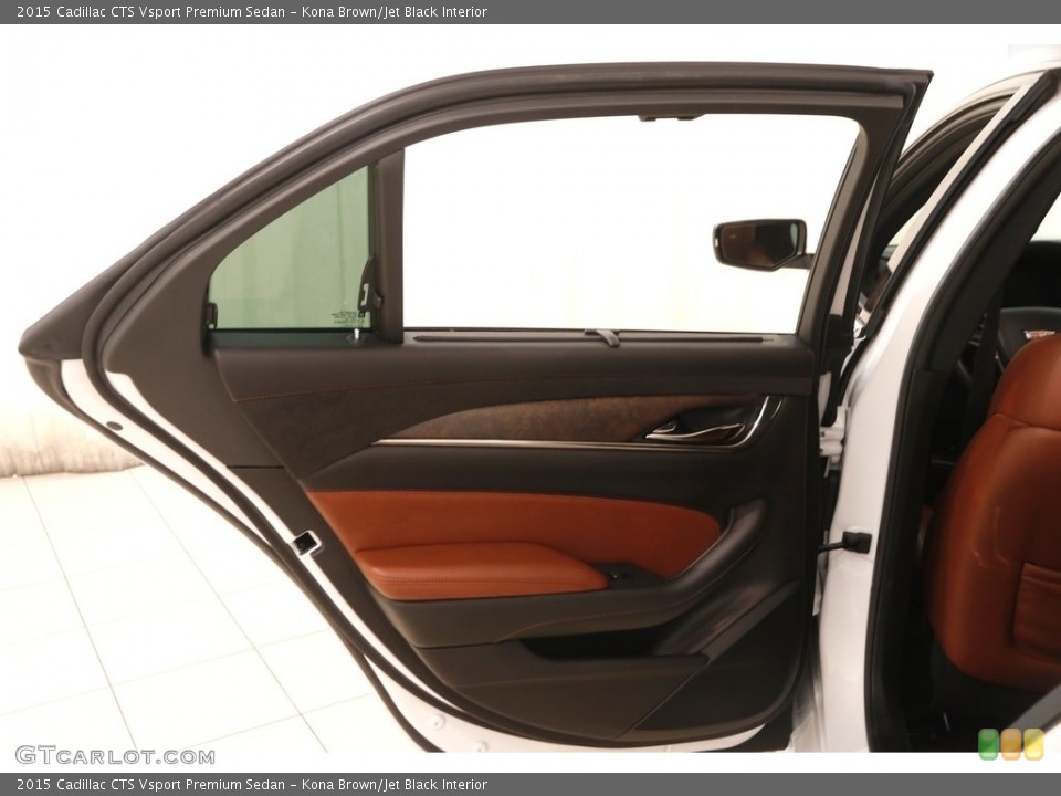 Kona Brown/Jet Black Interior Door Panel for the 2015 Cadillac CTS Vsport Premium Sedan #123918884