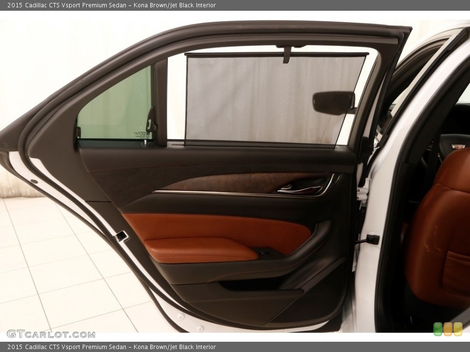 Kona Brown/Jet Black Interior Door Panel for the 2015 Cadillac CTS Vsport Premium Sedan #123918905