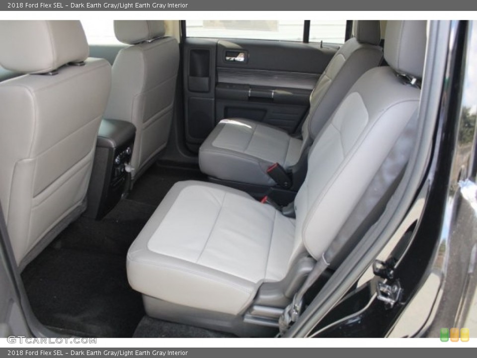 Dark Earth Gray/Light Earth Gray Interior Rear Seat for the 2018 Ford Flex SEL #123925252
