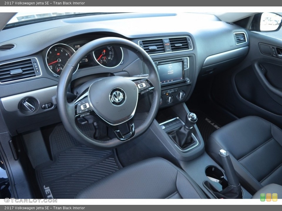 Titan Black Interior Photo for the 2017 Volkswagen Jetta SE #123926071