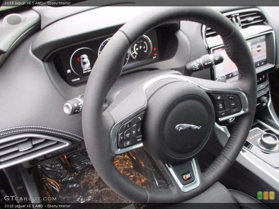 Ebony Interior Steering Wheel for the 2018 Jaguar XE S AWD #123927883