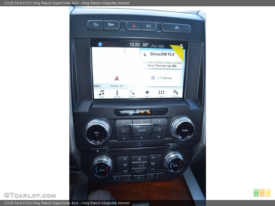 King Ranch Kingsville Interior Controls for the 2018 Ford F150 King Ranch SuperCrew 4x4 #123930652