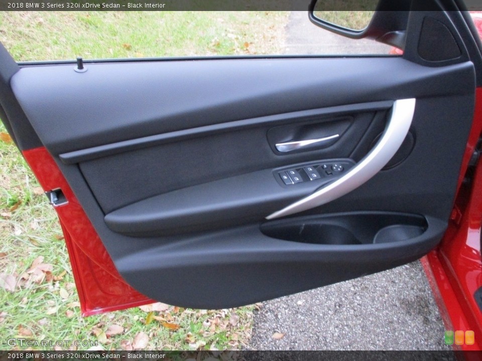 Black Interior Door Panel for the 2018 BMW 3 Series 320i xDrive Sedan #123931012