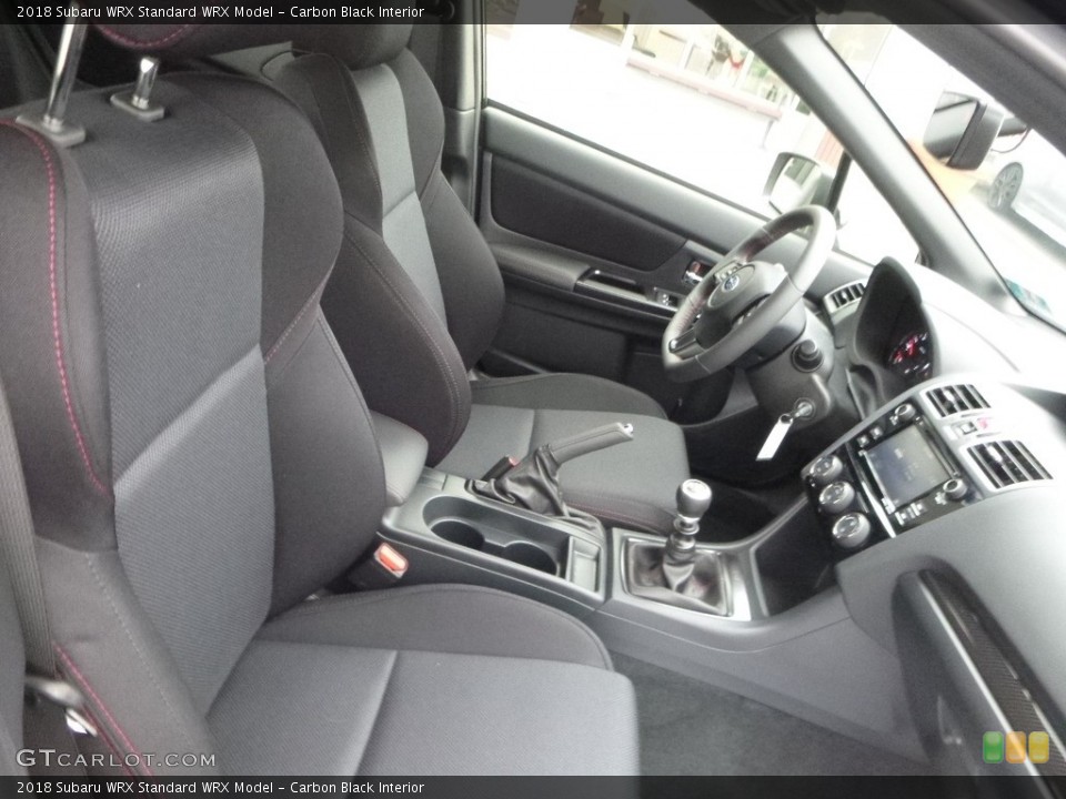 Carbon Black Interior Front Seat for the 2018 Subaru WRX  #123940990