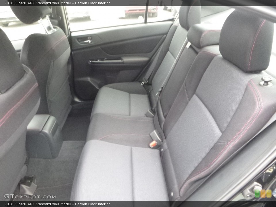 Carbon Black Interior Rear Seat for the 2018 Subaru WRX  #123941056