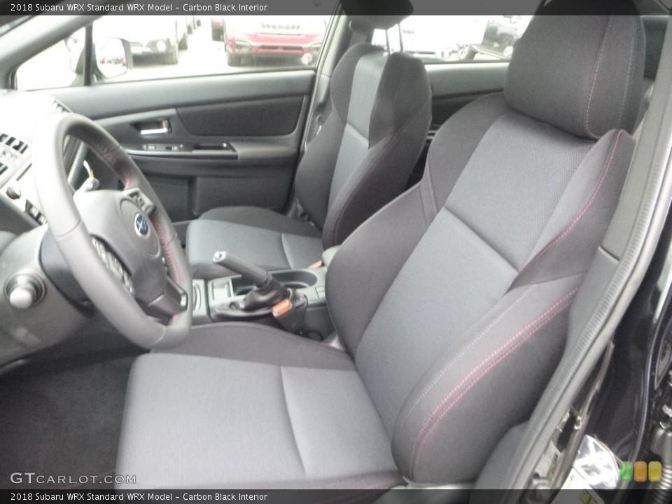 Carbon Black Interior Front Seat for the 2018 Subaru WRX  #123941104