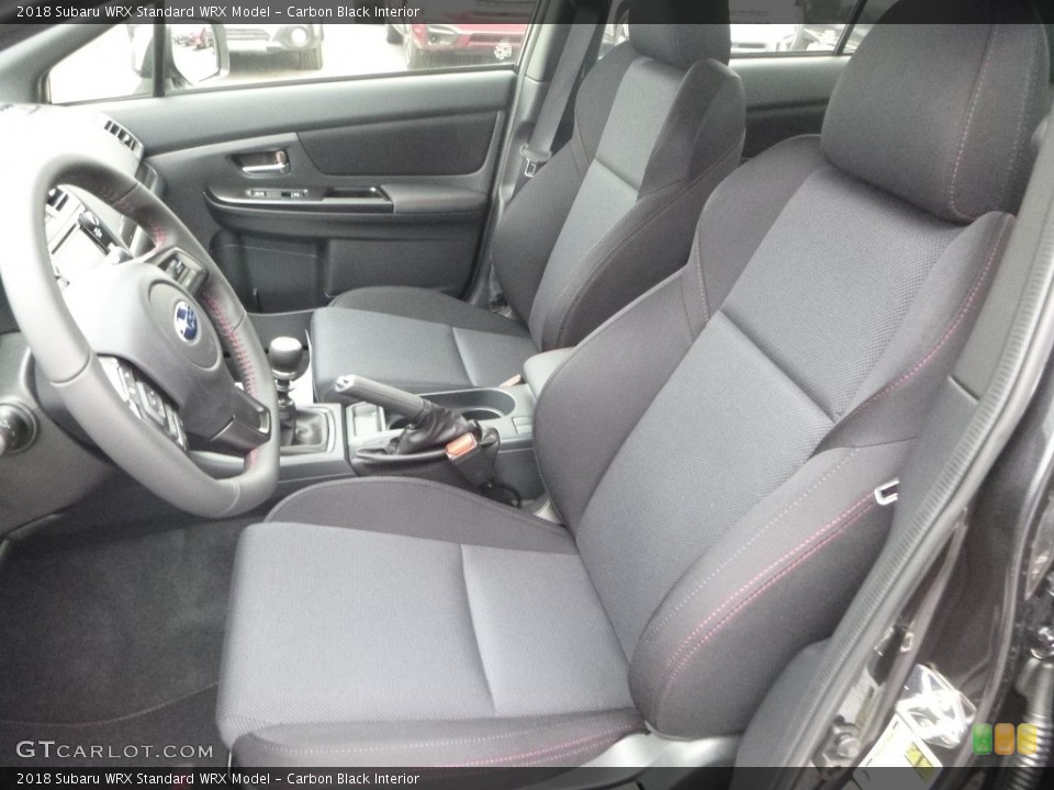 Carbon Black Interior Front Seat for the 2018 Subaru WRX  #123941593