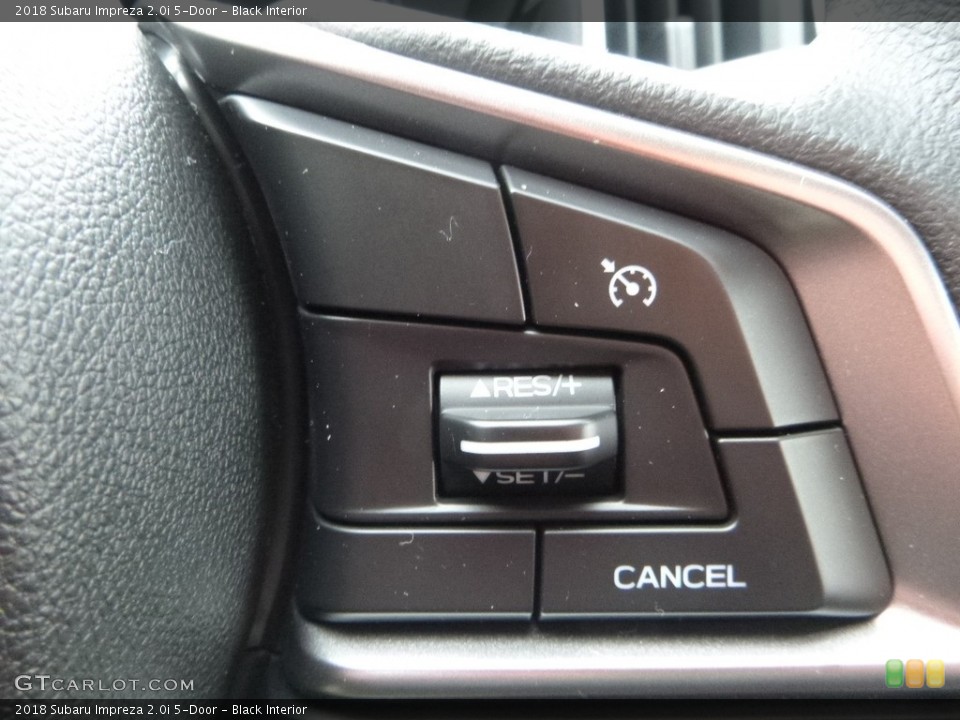 Black Interior Controls for the 2018 Subaru Impreza 2.0i 5-Door #123942182