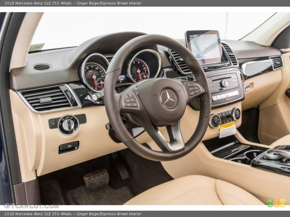 Ginger Beige/Espresso Brown Interior Dashboard for the 2018 Mercedes-Benz GLE 350 4Matic #123948735