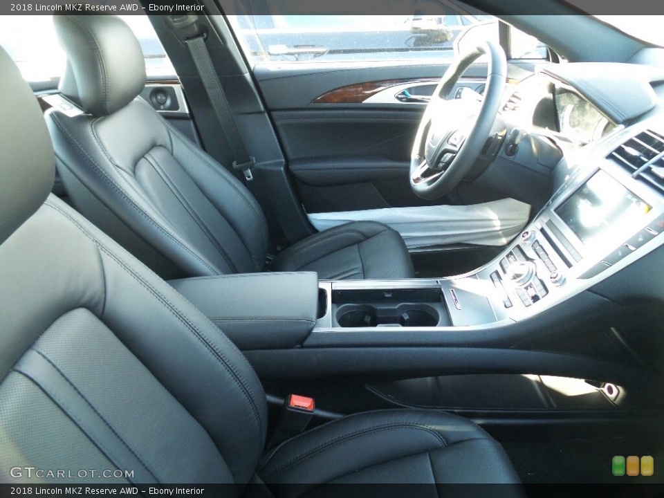 Ebony Interior Front Seat for the 2018 Lincoln MKZ Reserve AWD #123949203
