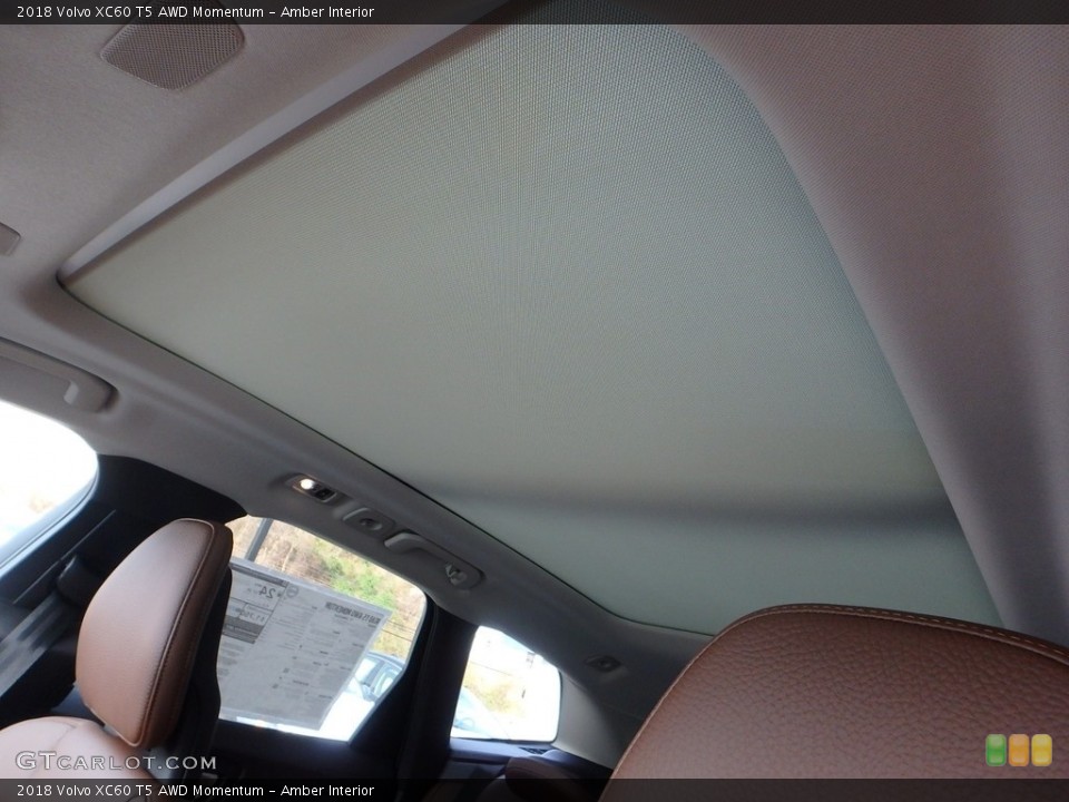Amber Interior Sunroof for the 2018 Volvo XC60 T5 AWD Momentum #123952269