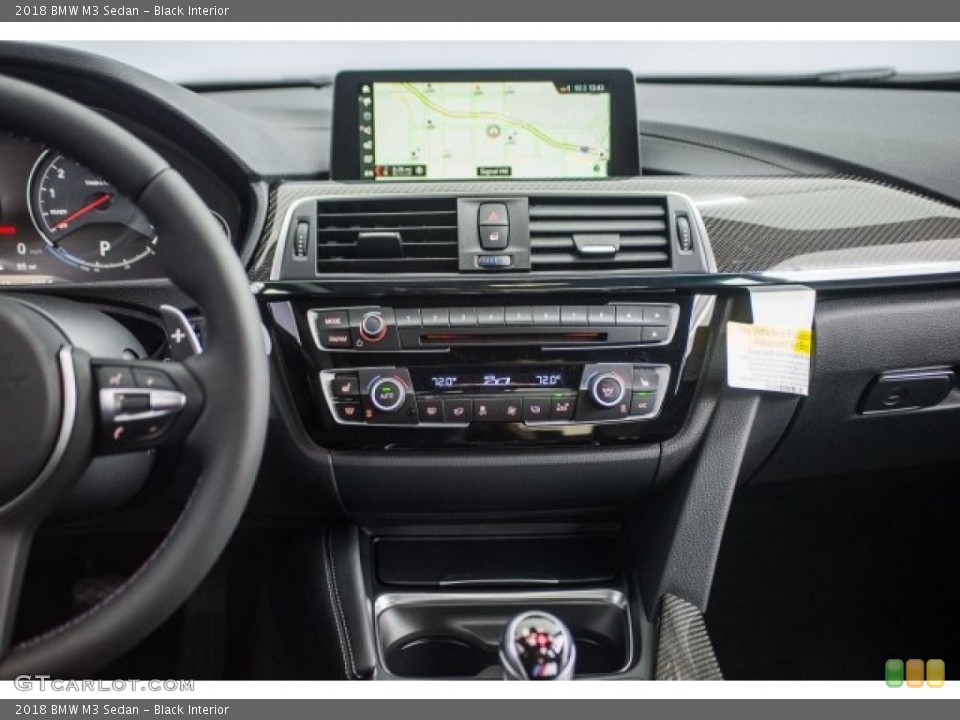 Black Interior Dashboard for the 2018 BMW M3 Sedan #123959919