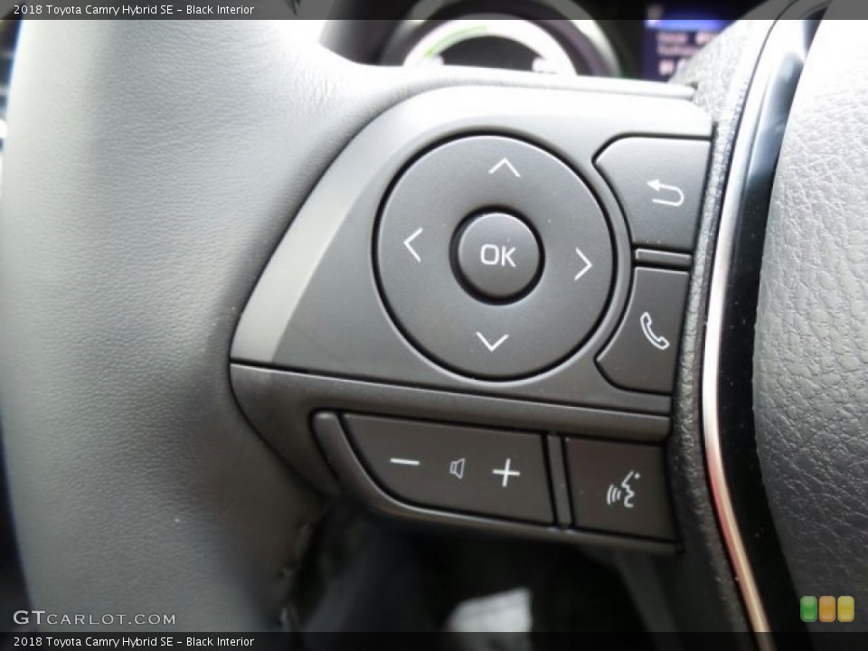 Black Interior Controls for the 2018 Toyota Camry Hybrid SE #123960264