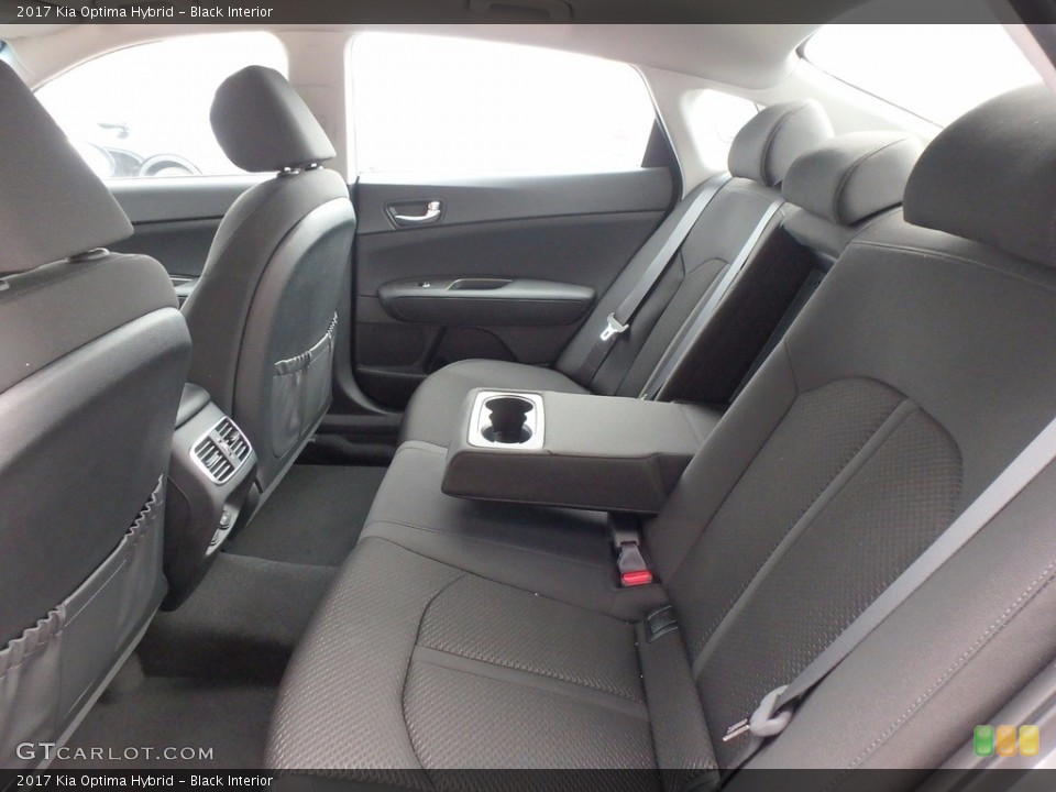 Black Interior Rear Seat for the 2017 Kia Optima Hybrid #123963147
