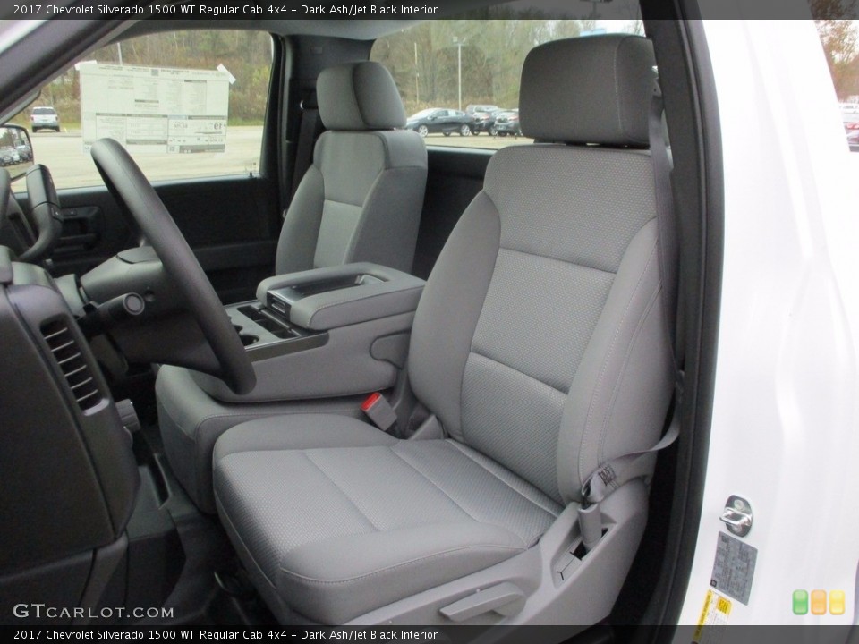 Dark Ash/Jet Black Interior Front Seat for the 2017 Chevrolet Silverado 1500 WT Regular Cab 4x4 #123968640