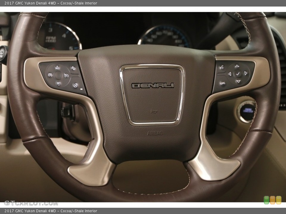 Cocoa/­Shale Interior Steering Wheel for the 2017 GMC Yukon Denali 4WD #123970767