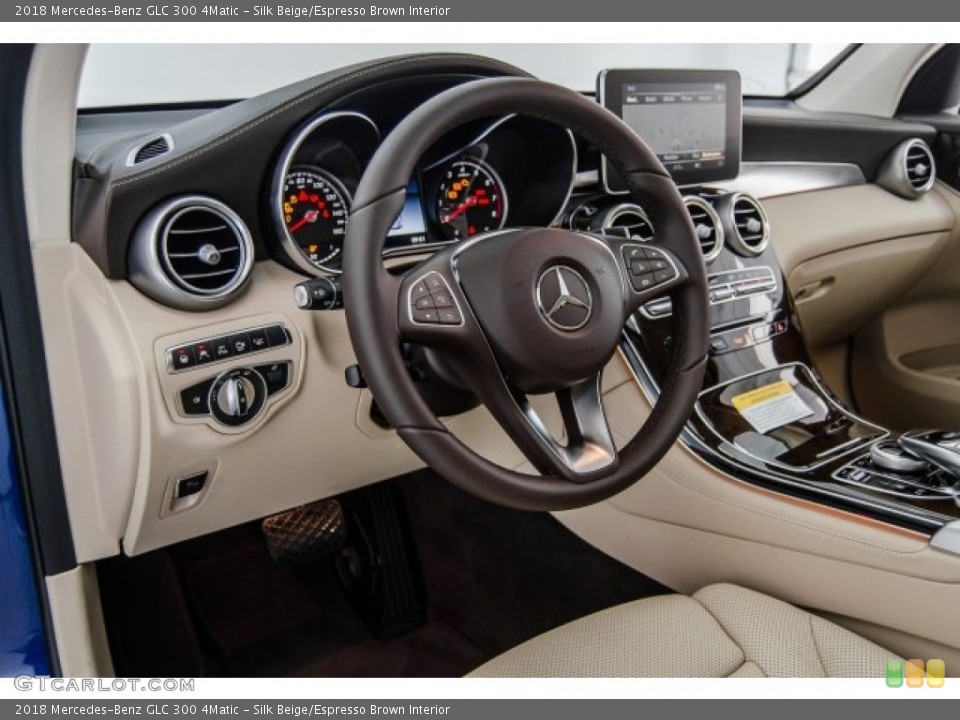 Silk Beige/Espresso Brown Interior Dashboard for the 2018 Mercedes-Benz GLC 300 4Matic #123975526