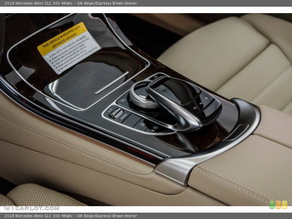 Silk Beige/Espresso Brown Interior Controls for the 2018 Mercedes-Benz GLC 300 4Matic #123975541