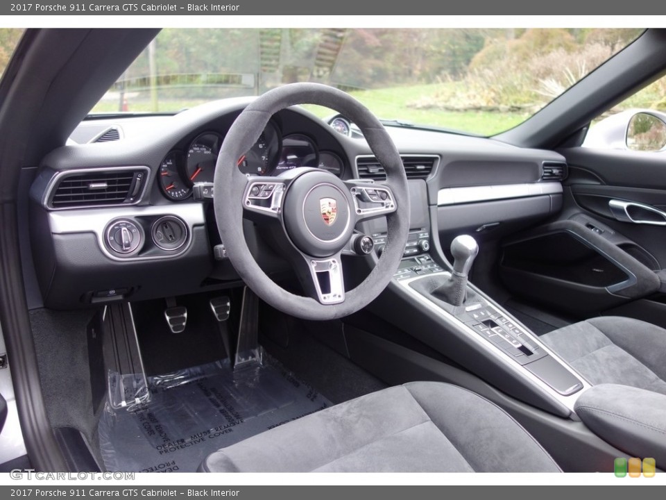 Black Interior Dashboard for the 2017 Porsche 911 Carrera GTS Cabriolet #123976486