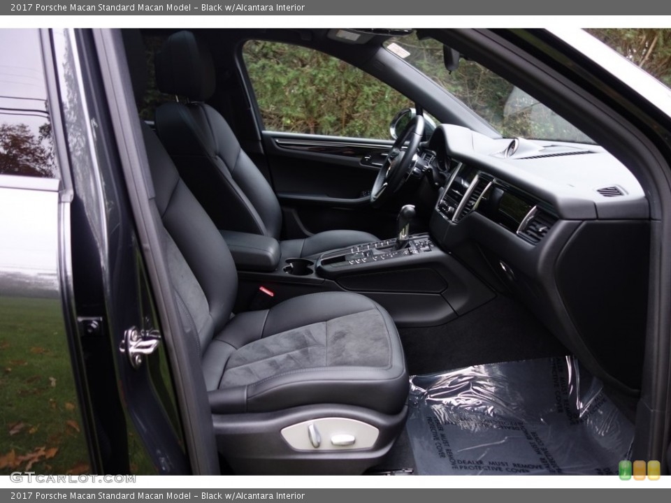 Black w/Alcantara Interior Front Seat for the 2017 Porsche Macan  #123979522
