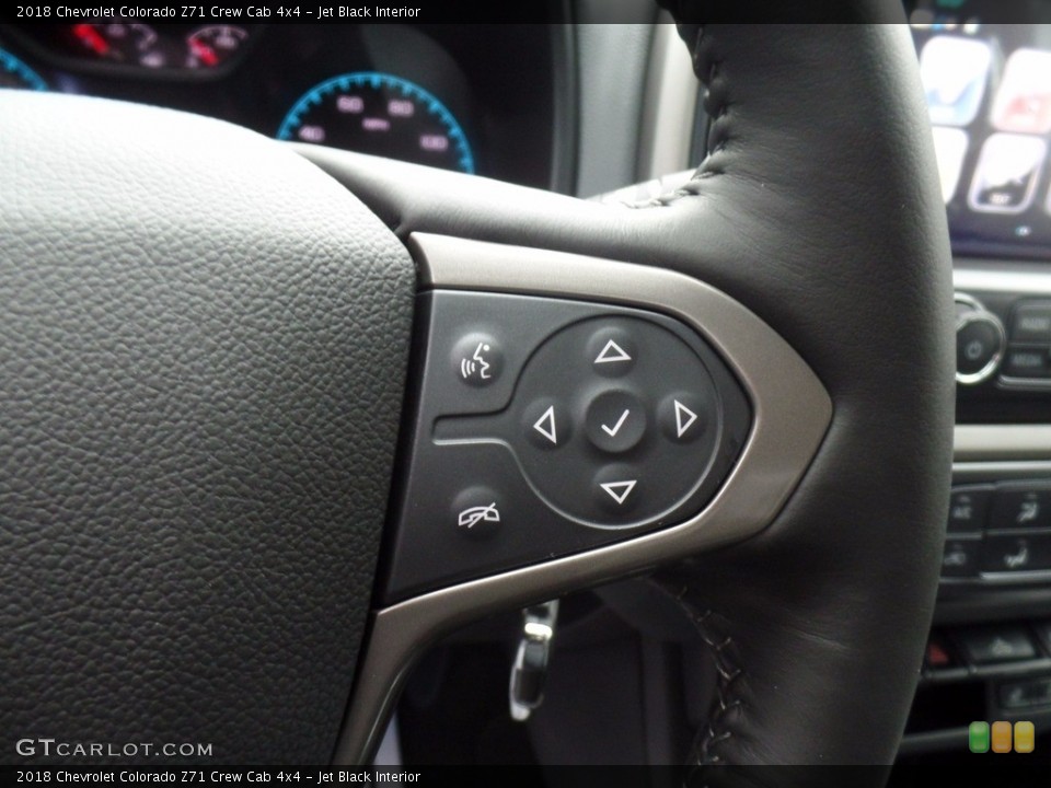 Jet Black Interior Controls for the 2018 Chevrolet Colorado Z71 Crew Cab 4x4 #123985645