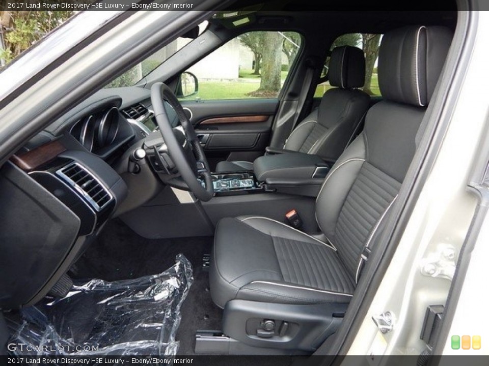 Ebony/Ebony 2017 Land Rover Discovery Interiors
