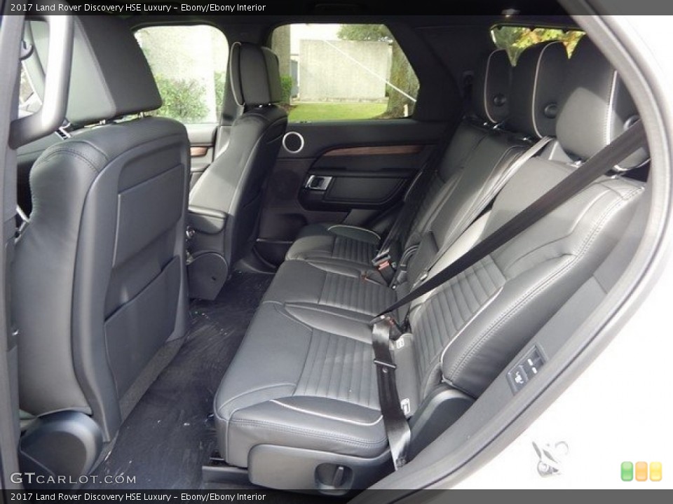 Ebony/Ebony Interior Rear Seat for the 2017 Land Rover Discovery HSE Luxury #123986369
