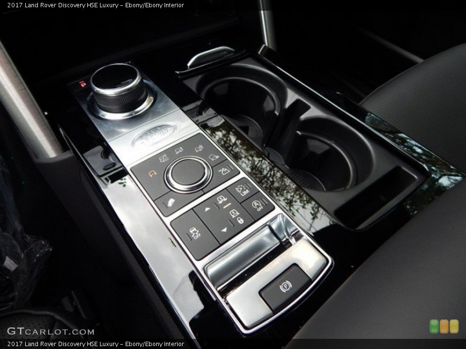 Ebony/Ebony Interior Controls for the 2017 Land Rover Discovery HSE Luxury #123986689