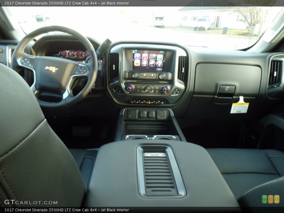 Jet Black Interior Dashboard for the 2017 Chevrolet Silverado 3500HD LTZ Crew Cab 4x4 #124000831
