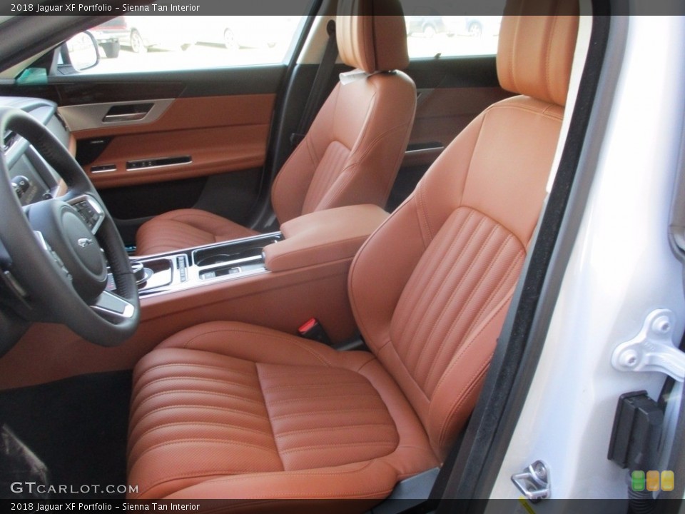 Sienna Tan Interior Front Seat for the 2018 Jaguar XF Portfolio #124014172