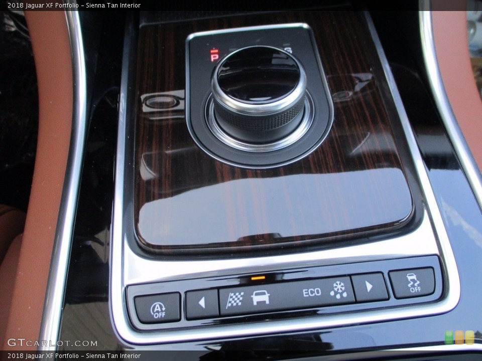 Sienna Tan Interior Transmission for the 2018 Jaguar XF Portfolio #124014256