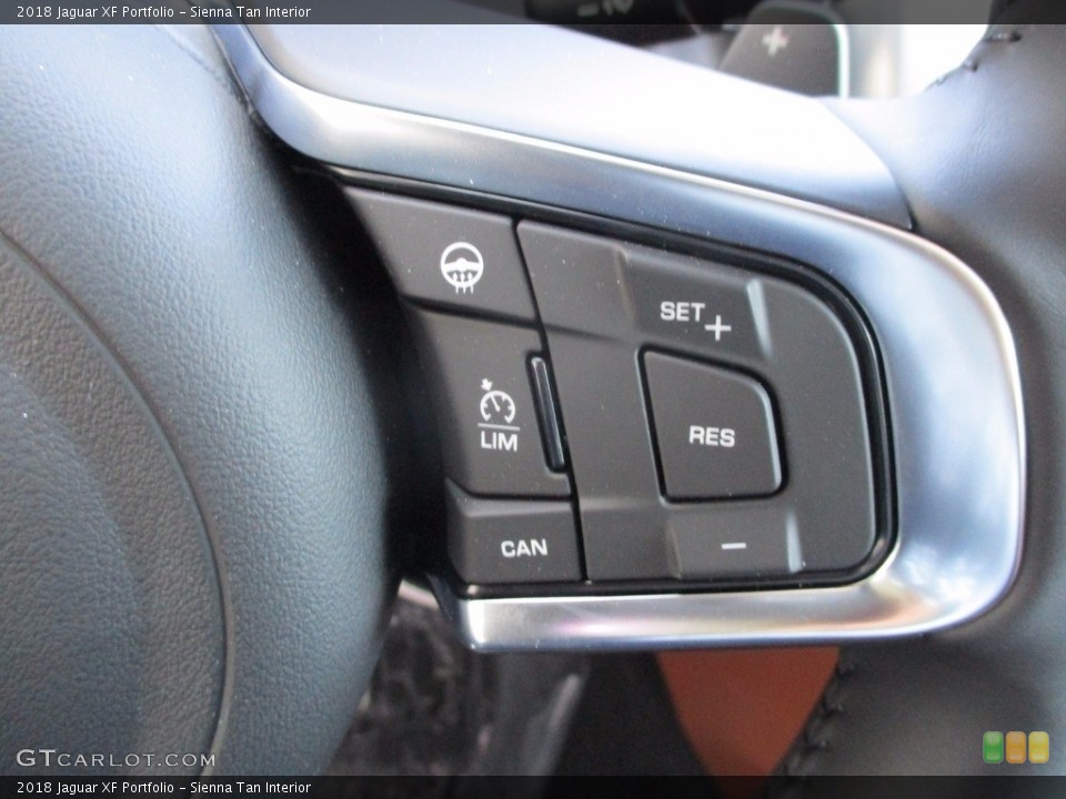 Sienna Tan Interior Controls for the 2018 Jaguar XF Portfolio #124014289