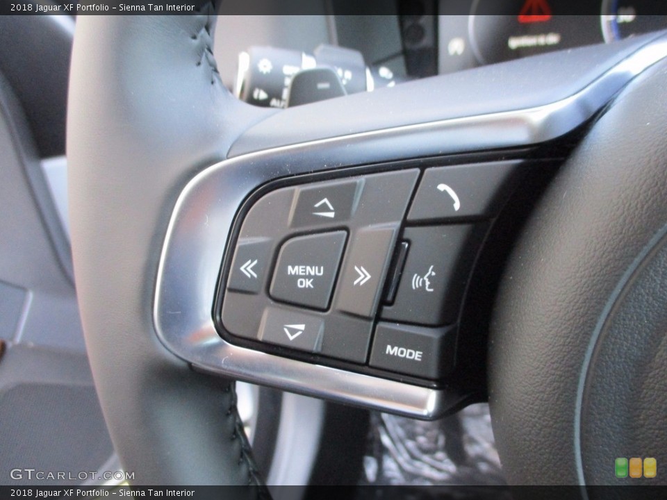 Sienna Tan Interior Controls for the 2018 Jaguar XF Portfolio #124014307