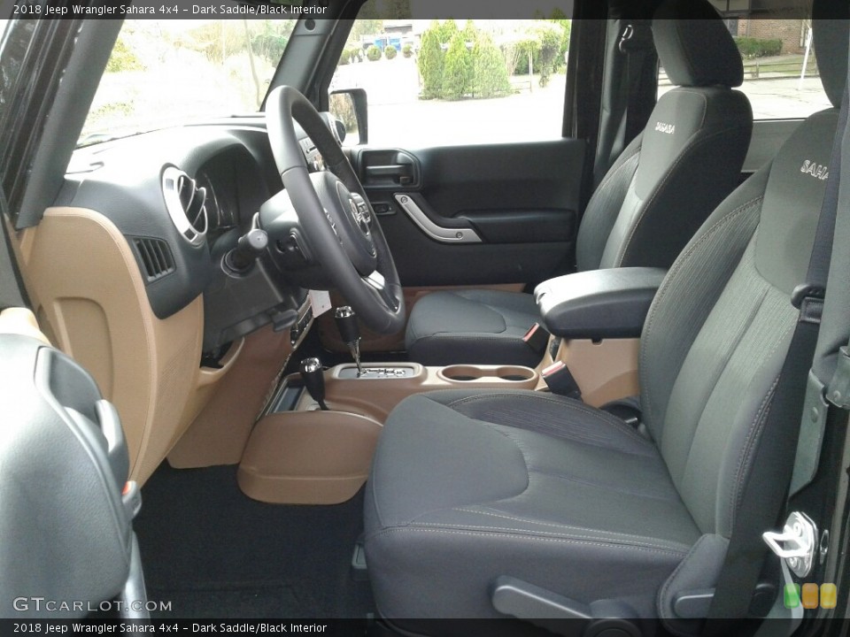 Dark Saddle/Black Interior Photo for the 2018 Jeep Wrangler Sahara 4x4 #124016437