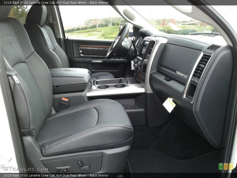 Black Interior Front Seat for the 2018 Ram 3500 Laramie Crew Cab 4x4 Dual Rear Wheel #124017379