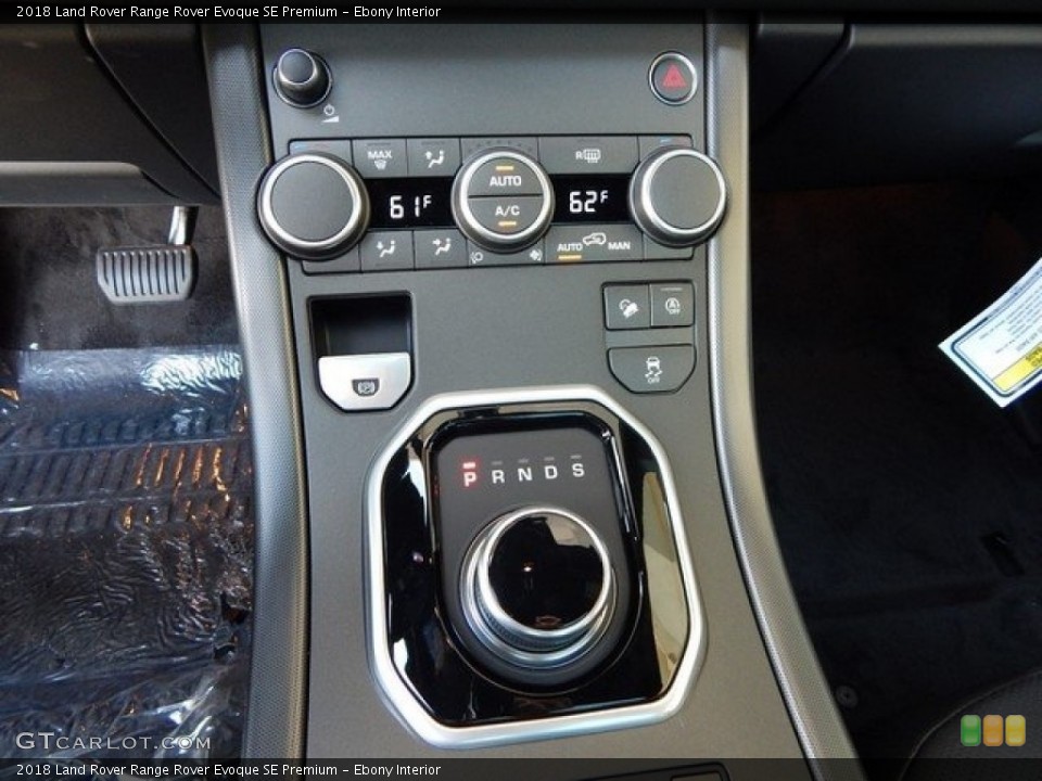 Ebony Interior Controls for the 2018 Land Rover Range Rover Evoque SE Premium #124023340