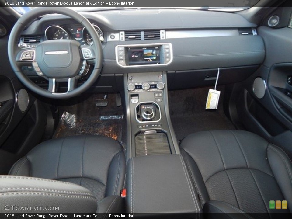 Ebony Interior Dashboard for the 2018 Land Rover Range Rover Evoque Landmark Edition #124023436