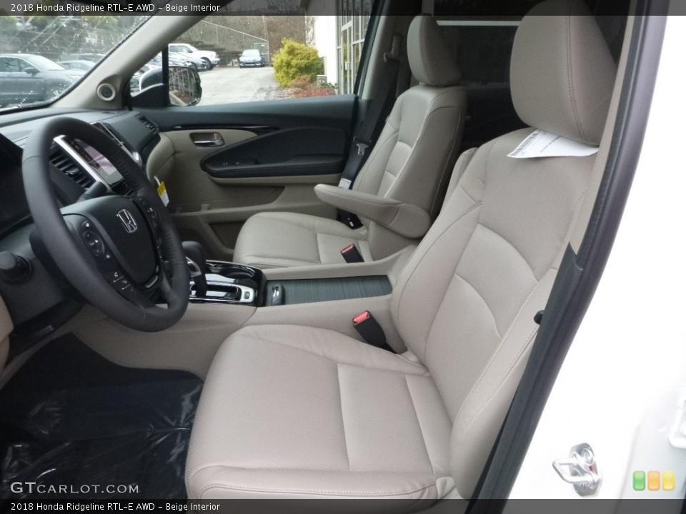Beige Interior Photo for the 2018 Honda Ridgeline RTL-E AWD #124026556
