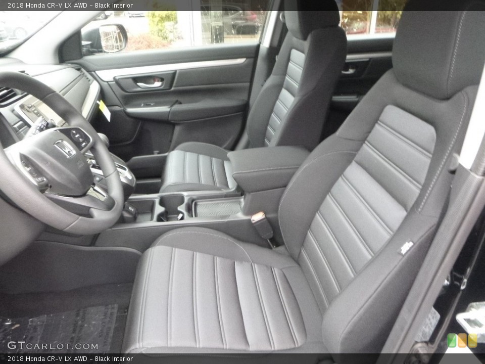 Black Interior Front Seat for the 2018 Honda CR-V LX AWD #124027702
